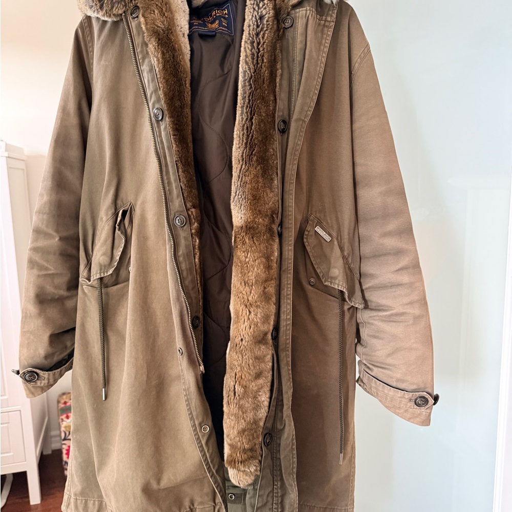 Woolrich Parka Jacket with Detachable Fur Lining